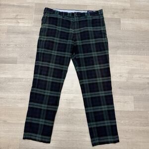 Polo Ralph Lauren Pants Men’s 36x29 Blackwatch Tartan Plaid Stretch Slim Fit GUC